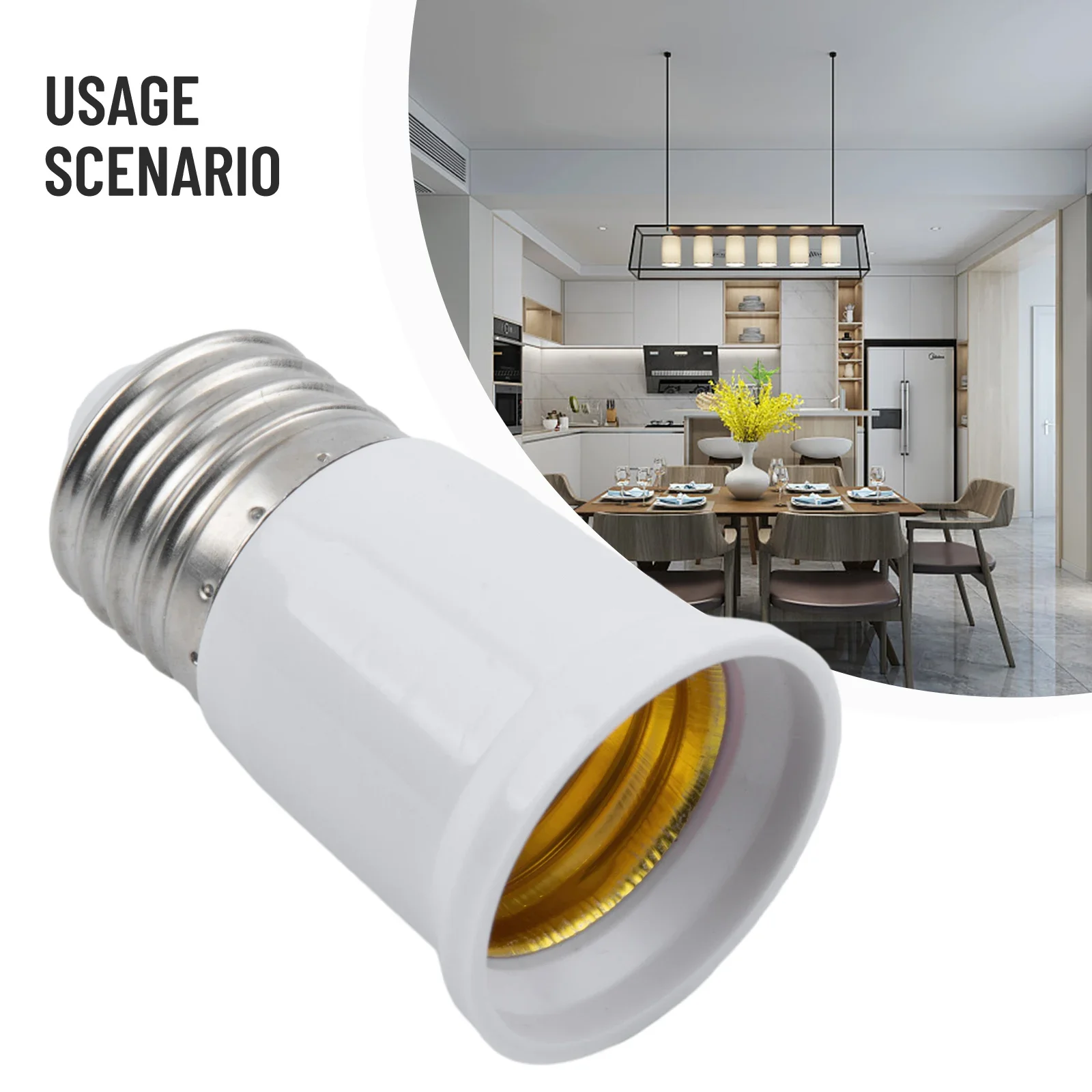 Gloeilamp Socket Extender E26/E27 Schroef In Adapter 3Cm 1.2 Inch Verlengstuk Led Licht Adapter Converter Elektrische Accessoire