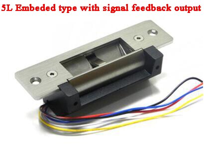 12V Powered Adjustable Electric strike NO NC Electronic door lock Fail secure Fail safe Swing Door Lock Building Automation: Kit2