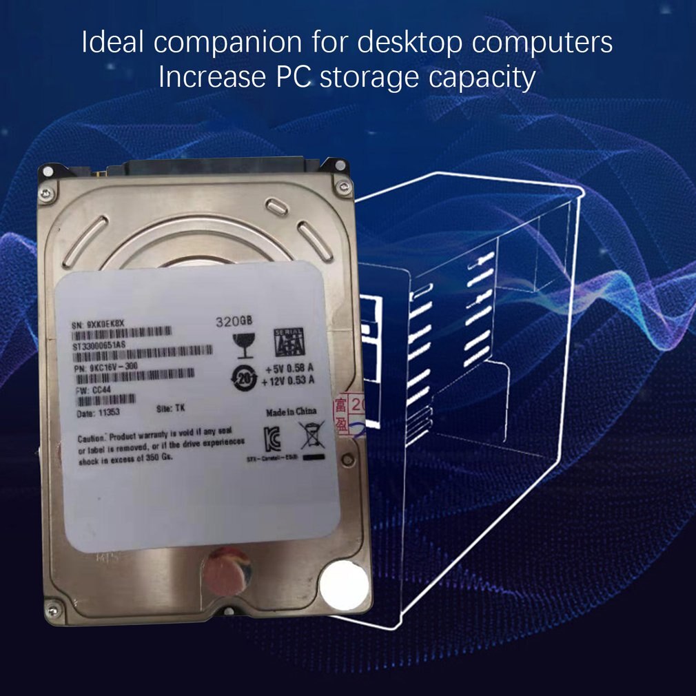 320GB Hard Disk Drive For Sony PS3/PS4/Pro/Slim 2.5" Hard Disk Drive + Mounting Bracket SUPER SLIM Game Machine Hard Disk Silver