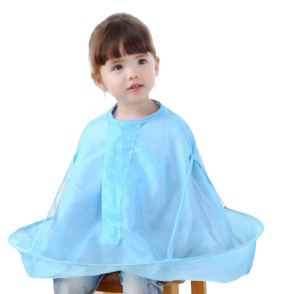 Cape de coupe de cheveux pour enfants | Robe de coiffeur, tablier Cape vêtements pour coupe de cheveux: Bleu