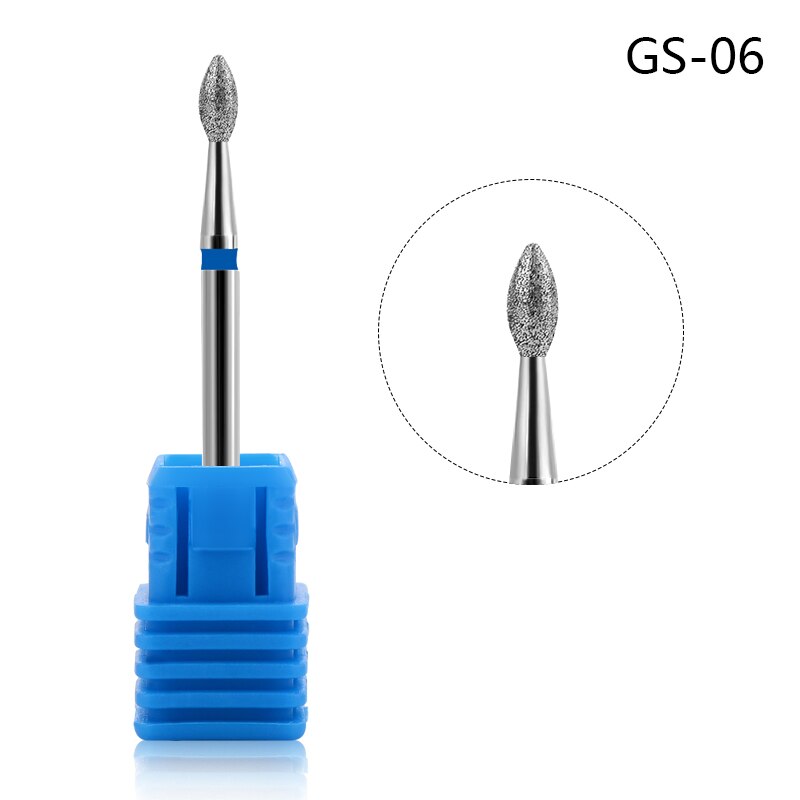 Brocas para uñas amoladora de silicona para esmalte de uñas cortador rotatorio de cutícula para manicura herramientas eléctricas Accesorios