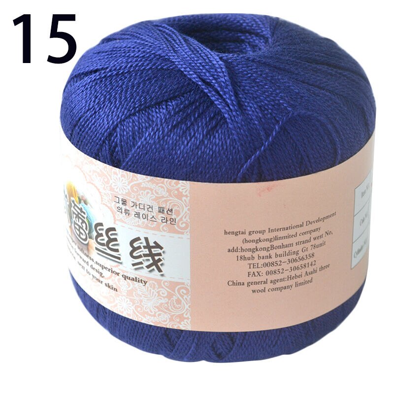 1Pc = 50g 8 # Häkeln Baumwolle Garn Dünne Garn Spitze Baumwolle Häkeln Garne Hand-betroffen Garn maschine betroffen Häkeln Themen: 15