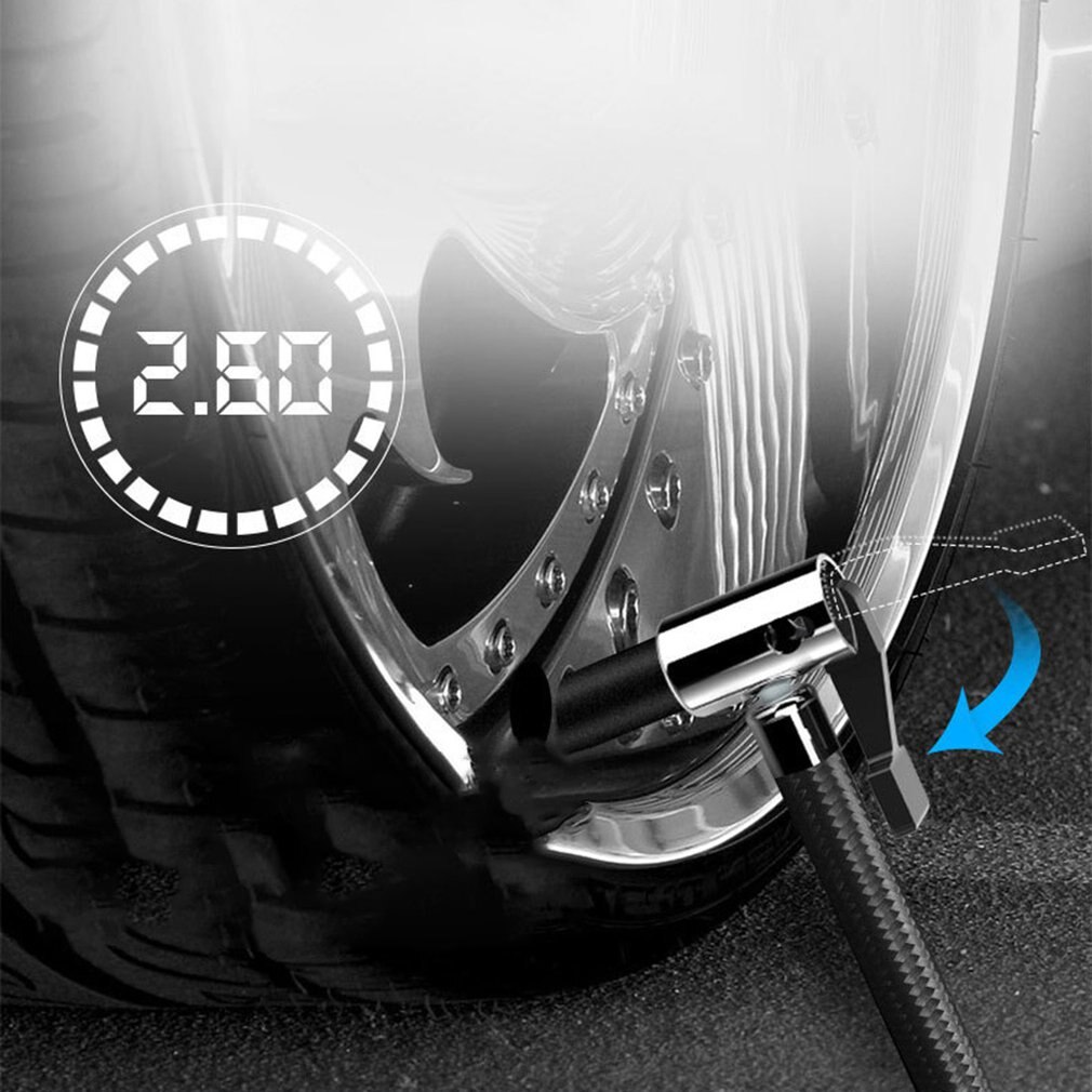 Digital display portable car air pump intelligent wireless pumping electric air pump handheld mini car air pump