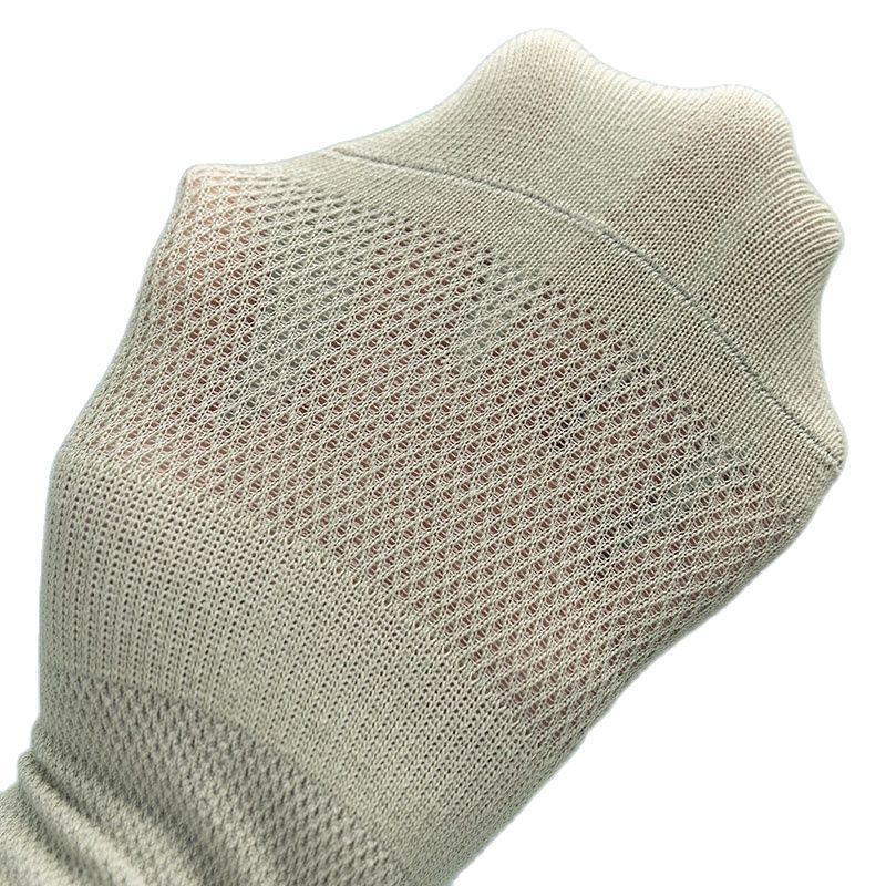 5 Pairs Zomer Mannen 100 Katoen Korte Mesh Sokken Man Harajukcomfortable Effen Kleur Casual Enkelsok Mannelijke Netto Sneaker Sok