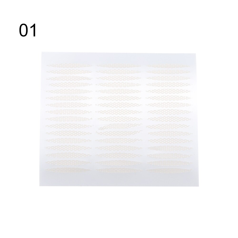 240Pcs Dubbele Vouw Ooglid Sticker Kant Fiber Onzichtbare Ooglid Mesh Tape Transparante Grote Ogen Zelfklevende Make-Up gereedschap: 1