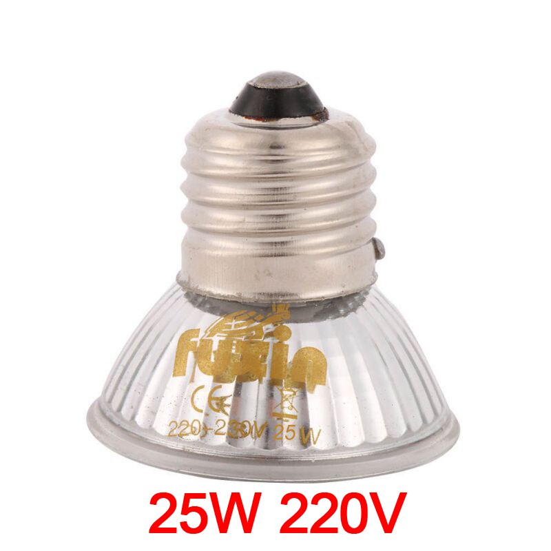 Led lampe pære  e27 uva uvb krybdyr pet terrarium brooder pet varmepære led pære basking lampe pære 25/40/50/60w 110v -220v: 25w 220v