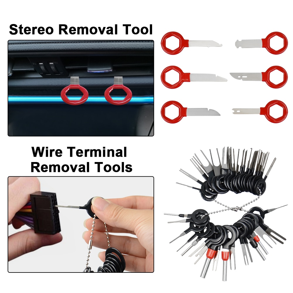Auto Trim Removal Tools Kit Auto Panel Dash Audio Radio Removal Installer Repair Pry Gereedschap Kit Sluiting Removal Tool
