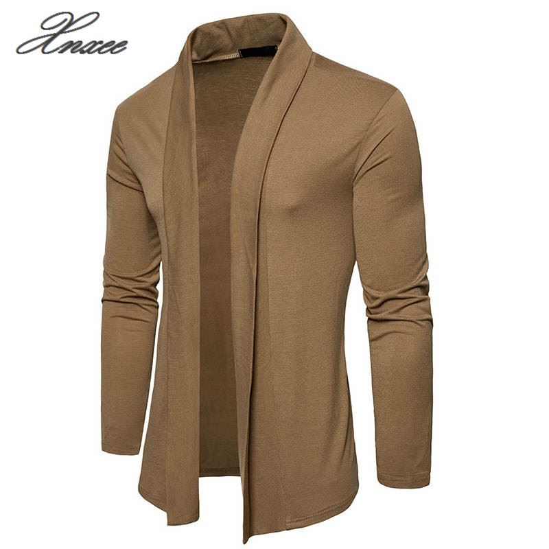Cardigans en tricot avec boutons pour homme, manteau de noël Slim, à revers, à la ,
