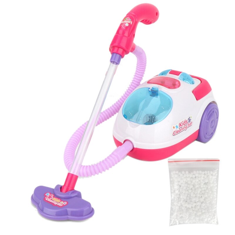 Children Play Cleaning Cart with Vacuum Cleaner Set for Educational
