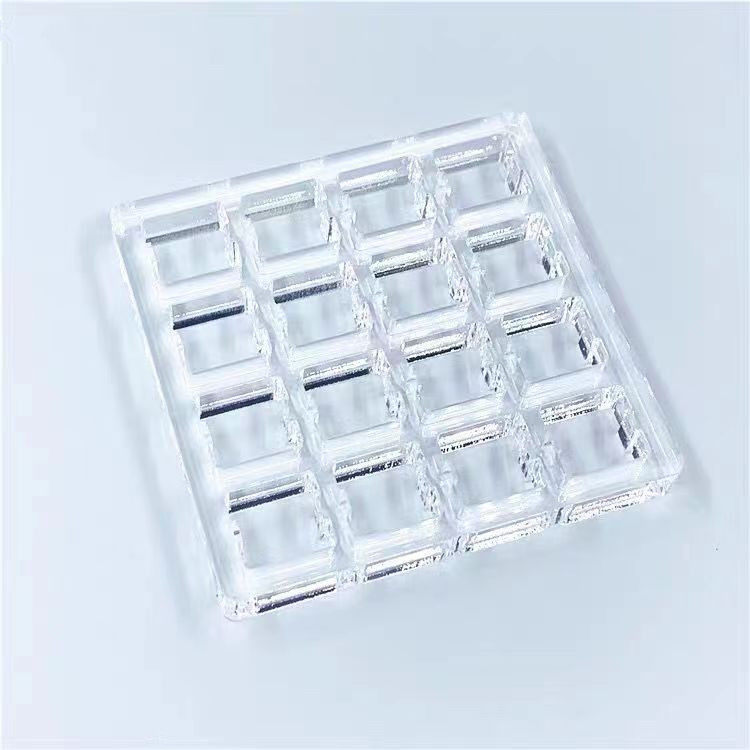Switch Tester Base Transparent Acrylic Plate For Cherry Switch Blue Red Black Brown Silver green Switch Storage Display Board: Navy Blue