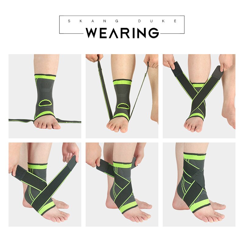 Ankle Brace Basketball Ankle Support For Sports Protection Sprains Injury Heel Wrap Sleeve Badminton