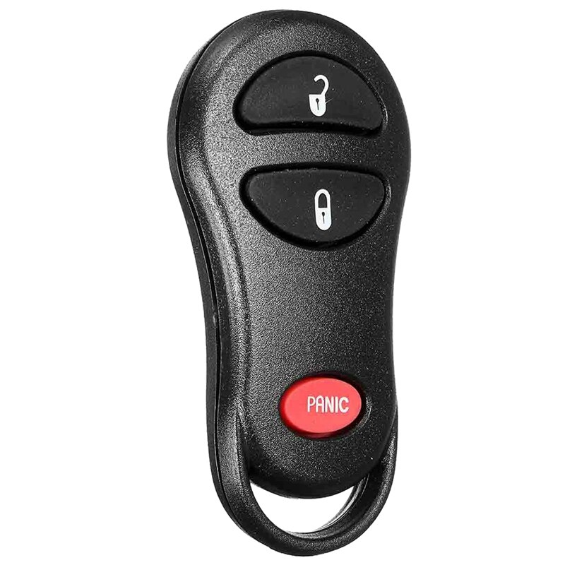 3 Button Remote Key Fob Case Shell For Chrysler Jeep Dodge Cherokee Cruise Ram