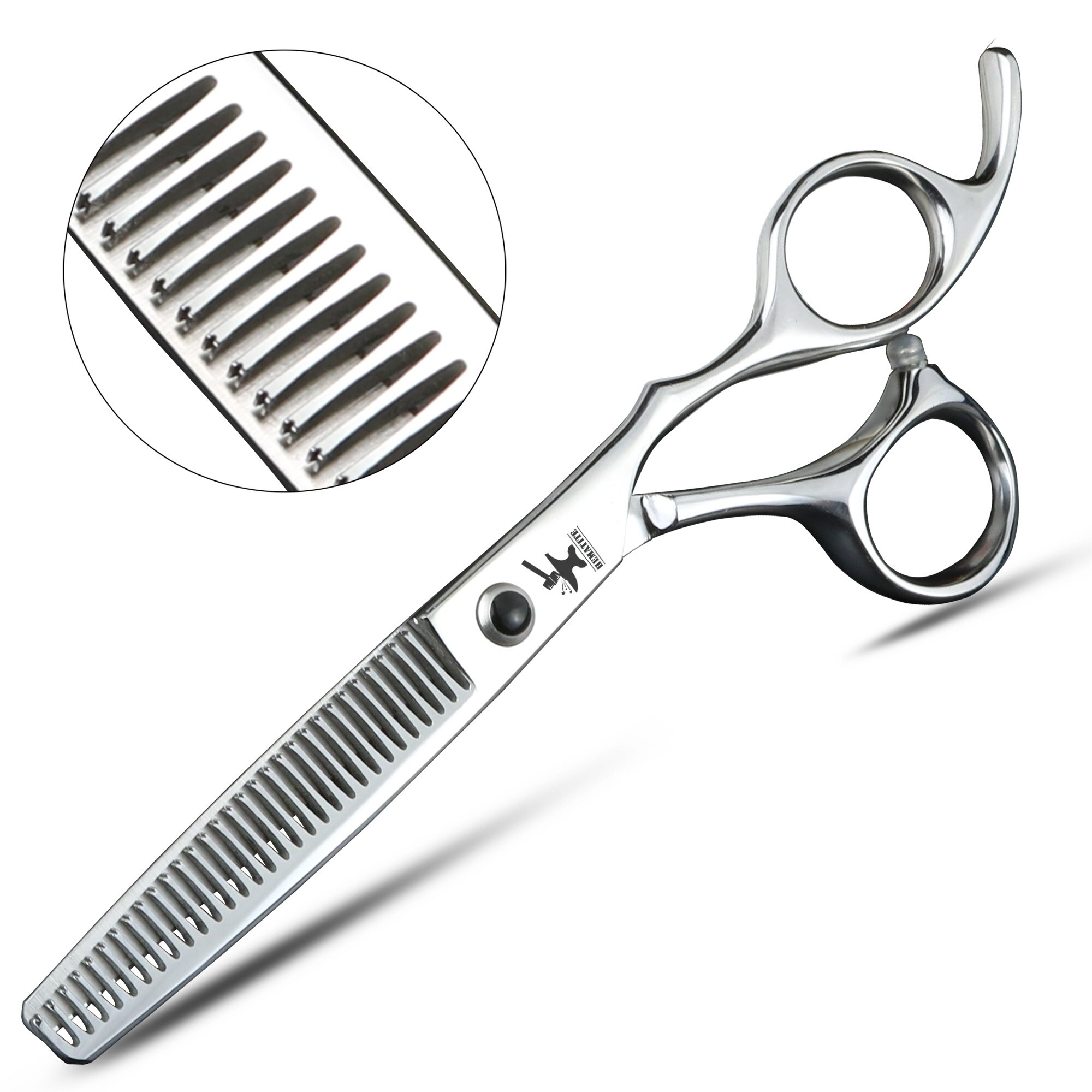 hairdressing scissors 6 inch 5/5.5/6.5/7/8 inch hair cutting thinning scissors Barbershop hairdressing tool set: Thinning 20-25