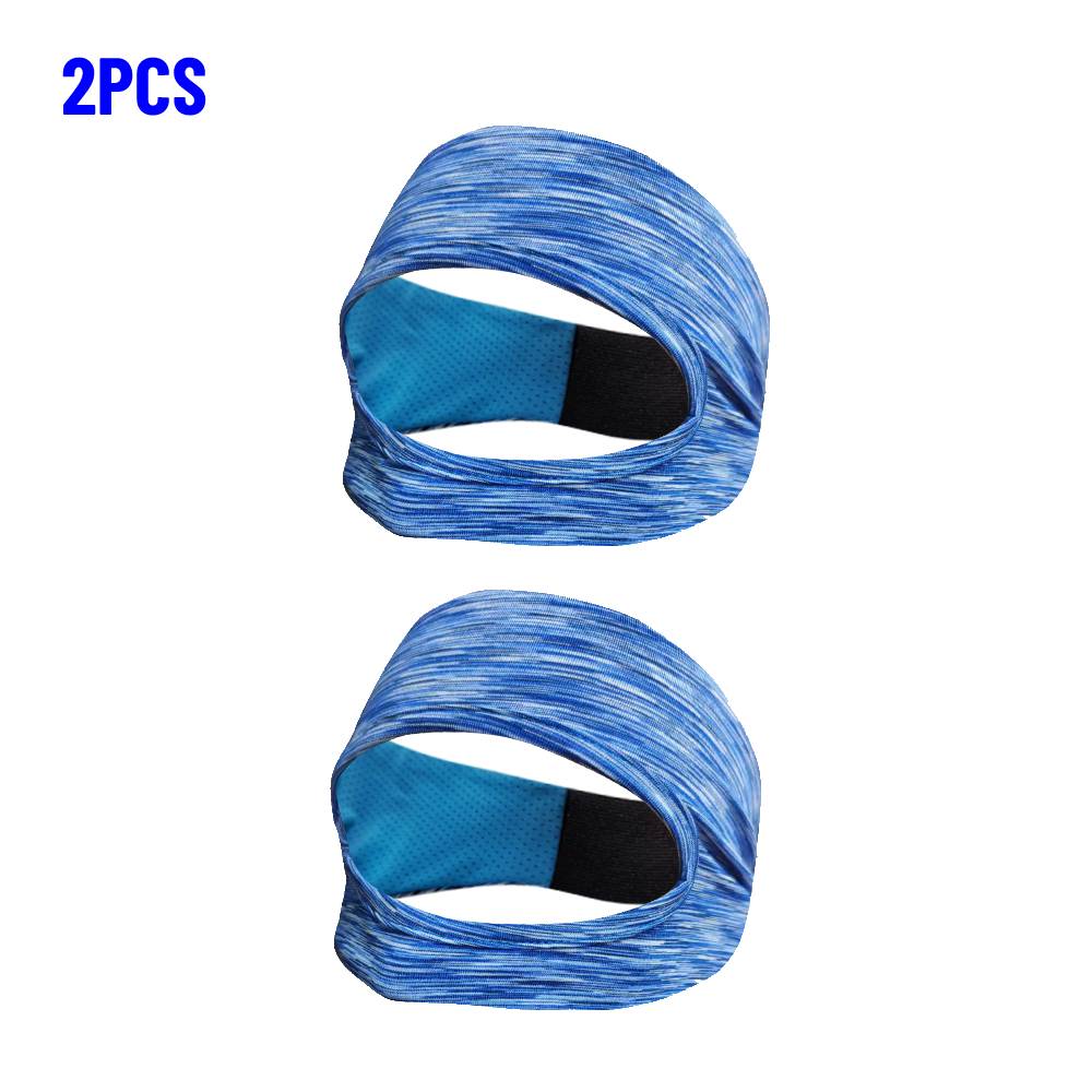 Cubierta de máscara de ojos para Oculus Quest 2, accesorios para gafas VR transpirables, banda para el sudor, auriculares de realidad Virtual para Quest 2 HTC Vive, 2 uds.: 2PCS Blue
