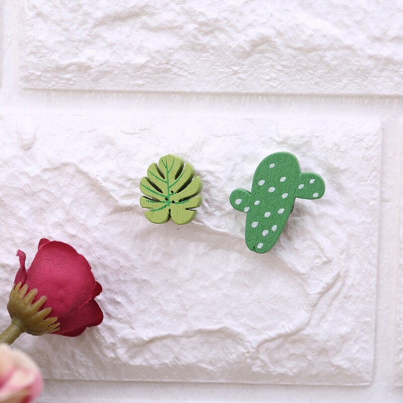 30Pcs Cactus Punaise Punaise Kurk Boord Pins Diy Voor Art Photo Bericht Muur Decoratieve School Kantoorbenodigdheden