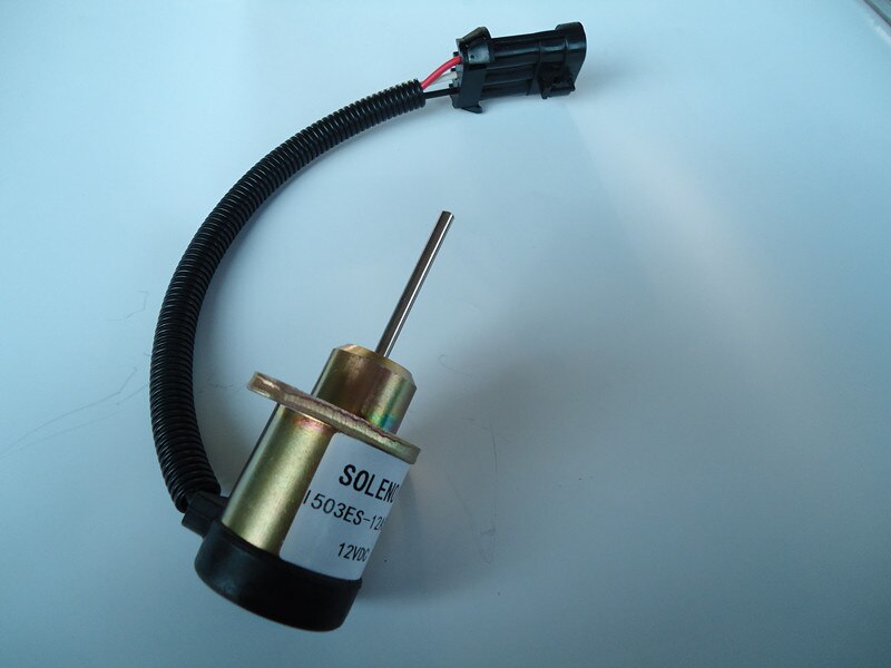 1g925-60011 1503es-12a5uc4s 12v, 1503es-24a5uc4s 24v combustível desligado parar solenóide para kubota bobcat
