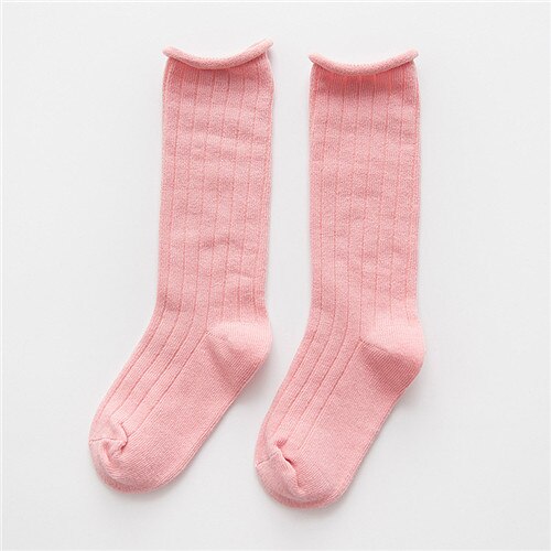 Herfst Winter Kinderen Katoenen Sokken Peuter Baby Meisjes Sokken Warm Jongens en Meisjes Sokken: Roze / 7 to 10 T