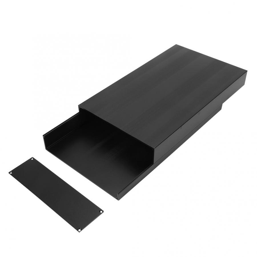 Vanntett koblingsboks av pcb instrument kabinett diy elektronisk prosjekt svart sak 50 x 178 x 300mm