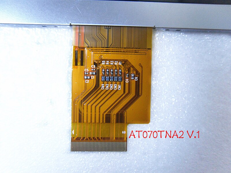 Pantalla LCD TFT HD de 7 pulgadas, 1 Uds., HJ070NA-13A AT070TNA2 V.1 7,0x1024 40P para 3C digital