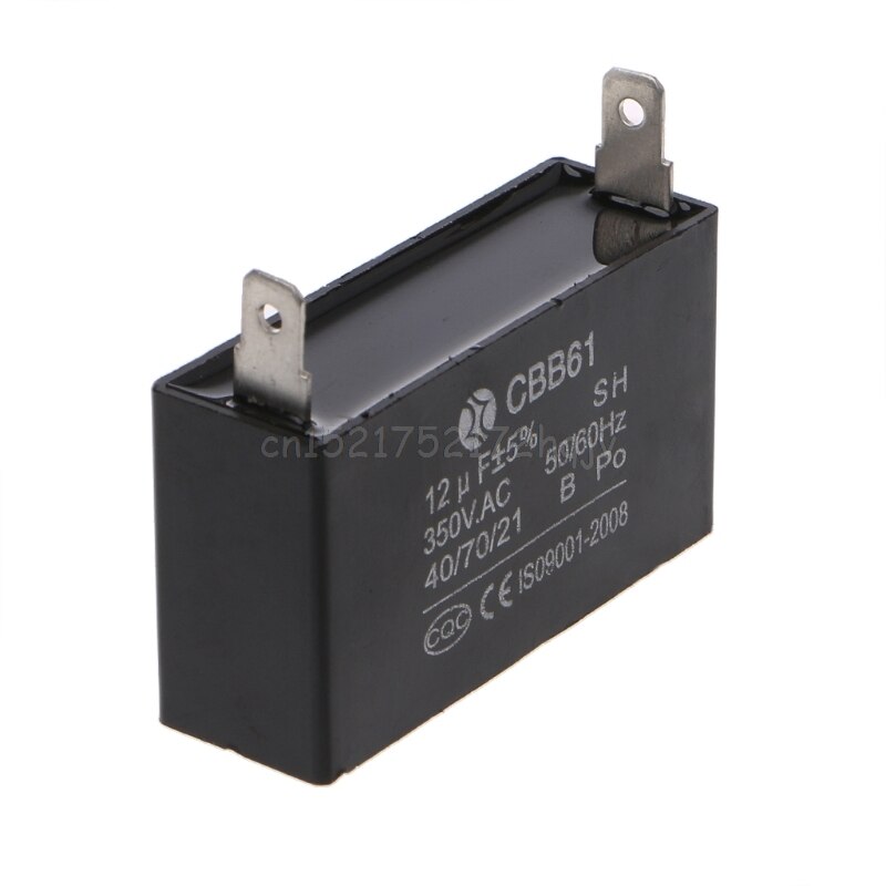 Sort 12uf generator kondensator generator cbb 61 12uf 50/60hz 350 vac ventilator motor  o18