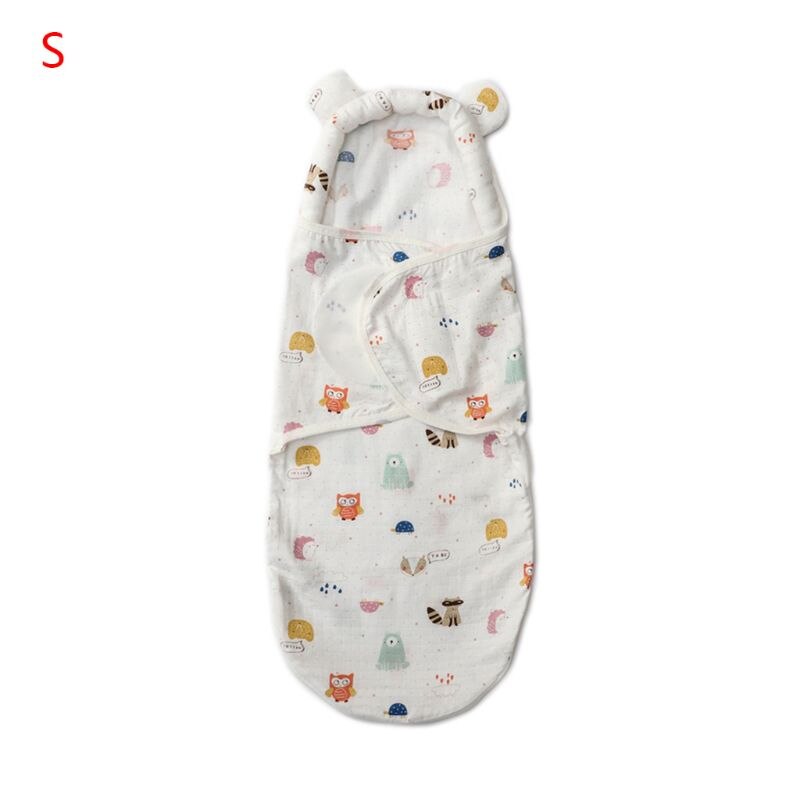 Bébé coton lange d'emmaillotage doux couverture de couchage -né respirant réglable sac de nuit pour garçons filles: S3