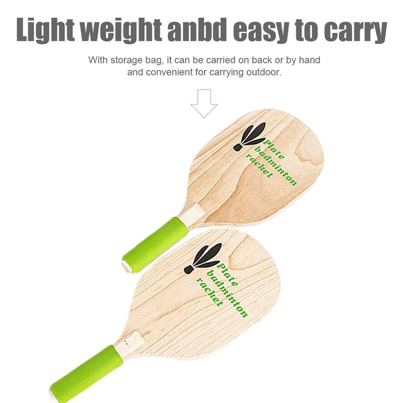 Beach Paddle Ball Game Set Beach Paddle Badminton Racket Indoor And Outdoor Badminton Game For Children Teenagers Adults