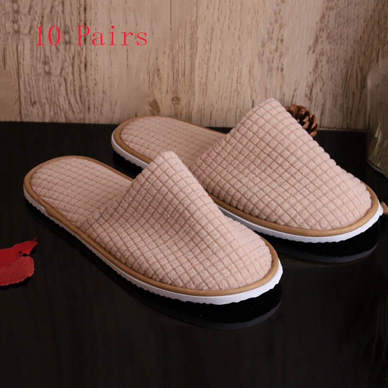 5 Paar Kids Adult Sterren Hotel Reizen Spa Mannen Wegwerp Slippers Thuis Ontvangen Gast Slippers Schoenen Wegwerp Hotel Slippers: 10 pairs