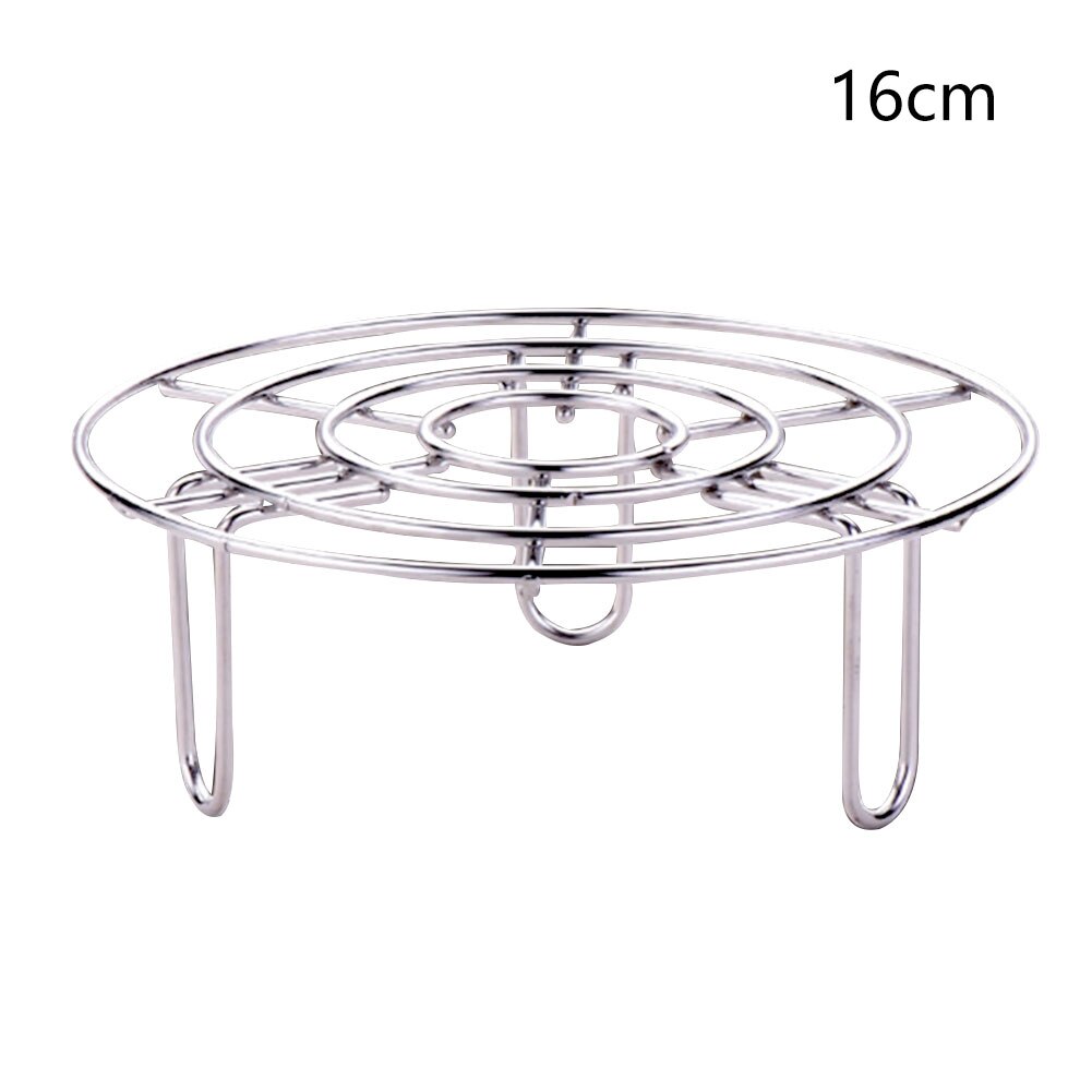 Pressure Cooker Pot Pan Cooking Stand Food Vegetable Crab Tall Wire Heavy Duty Stainless Steel Steaming Rack Cookware: 16cm