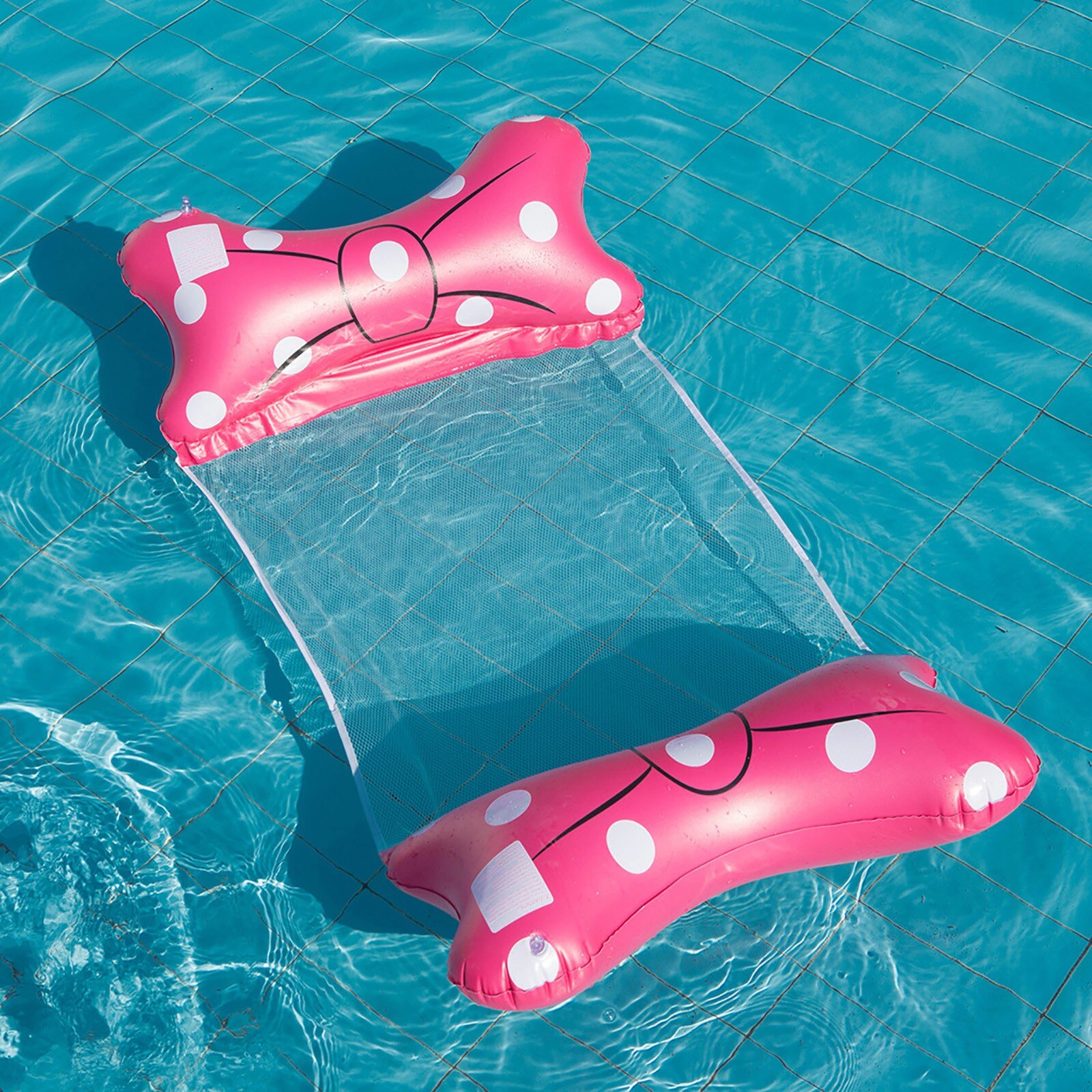 Swimming Pool Foldable Inflatable Seat Summer Water Floating Seat Safe summer swimming pool Bow floating row Swimming pool suppl: B