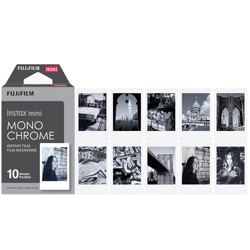 10 blätter Fuji Fujifilm instax Mini 11 9 filme weißen Rand 3 Zoll farbe Film für sofortig Kamera Mini 8 9 11 7s 25 Foto papier: einfarbig