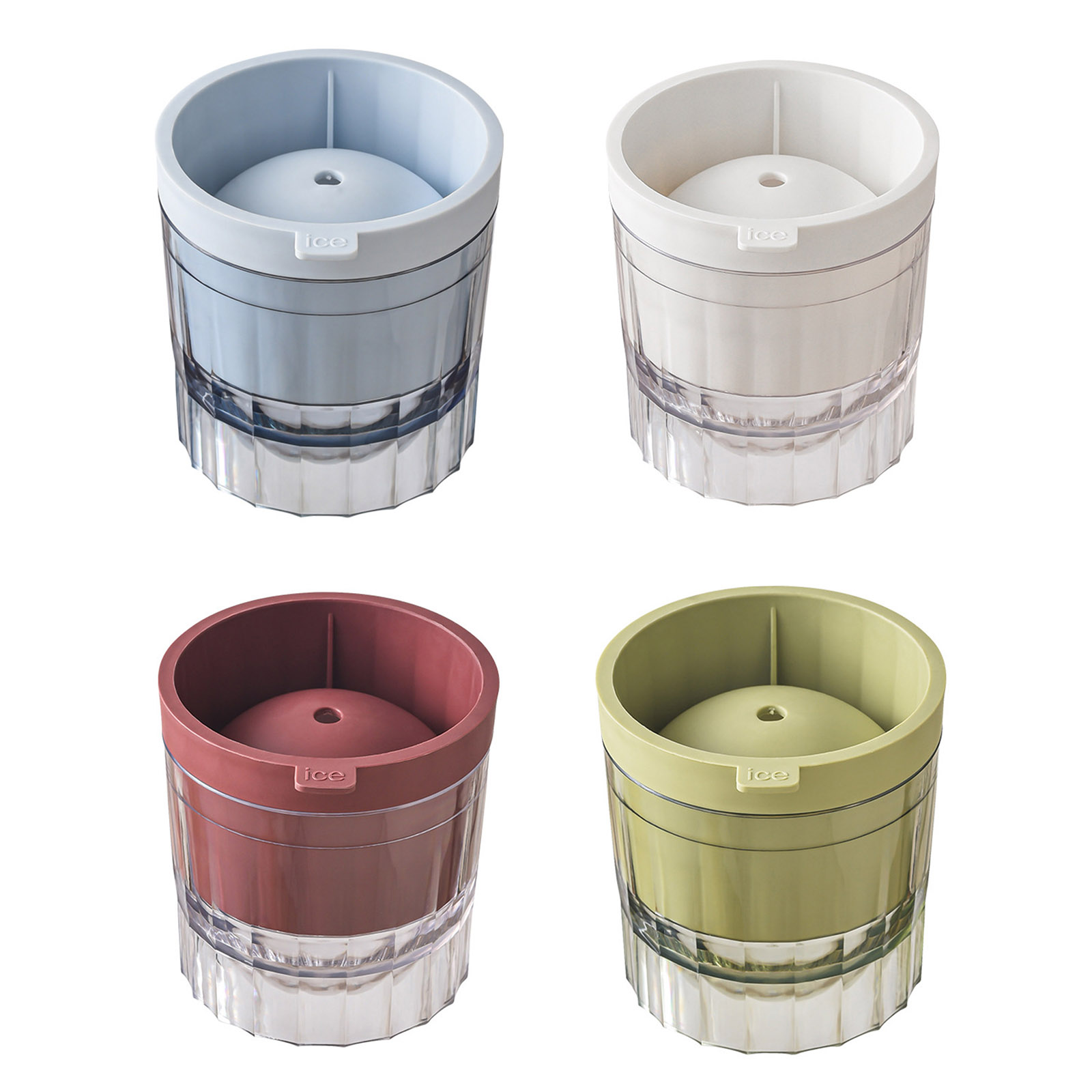 Mold Ice Ball Portable Silicone Spherical Mold Ice Ball Diy Durable For Home Bar Party Wine Cocktail Ice Cubes Kitchen Gadget