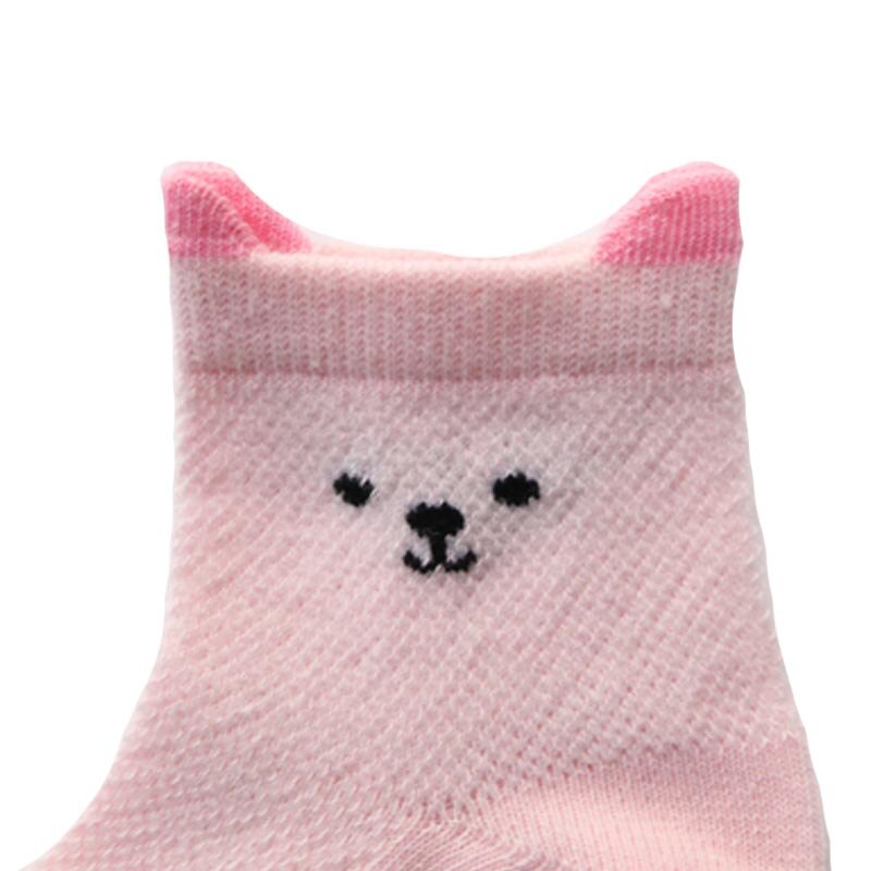 5 Paar/set Baby Meisje Jongen Mesh Anti-Slip Kinderen Cartoon Sokken Katoenen Sokken Beenwarmers Zomer
