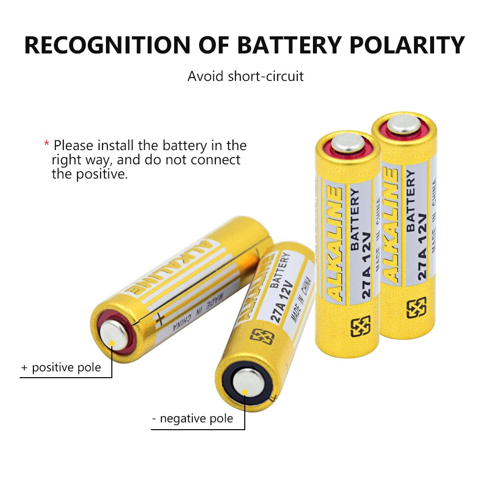 27A MN27 E27A L828 E27 VR27 CA22 Alkaline Battery For Remote Control Alarm Security Devices 12V Alkaline Battery