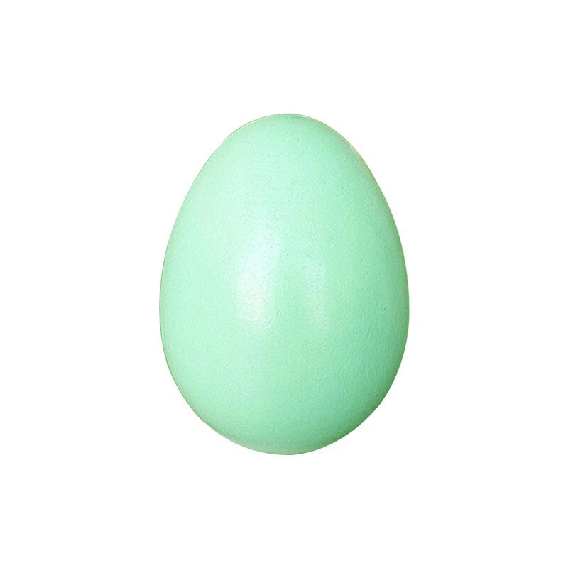 Casa de juego de huevos de imitación de madera, grafiti pintado artesanal, huevo de Pascua, simulación de cocina, juguetes para niños, para niños, 1 Uds.: Green1PCS