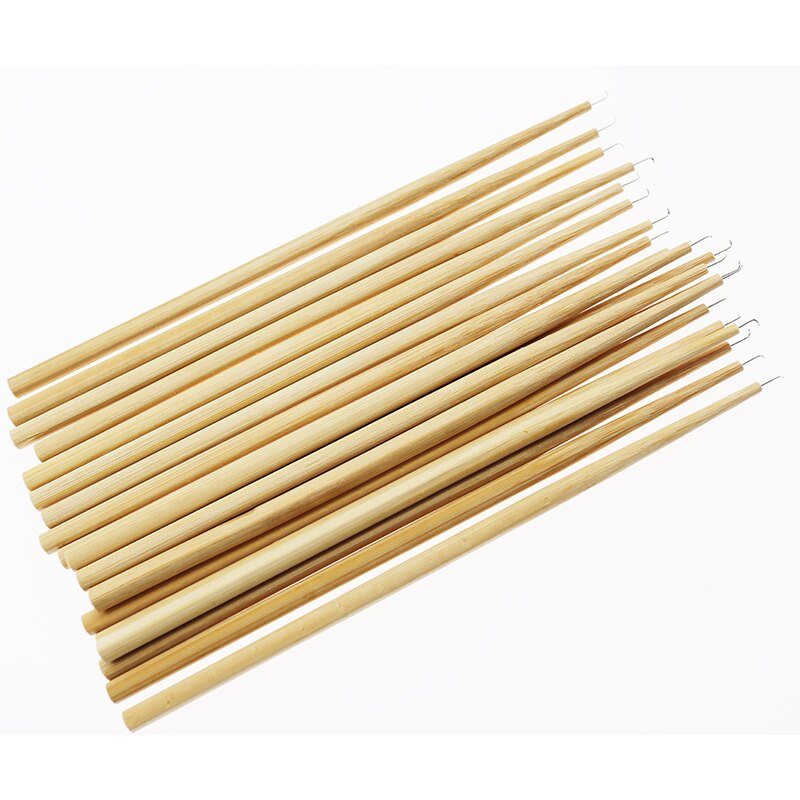 Aiguille de ventilation pour perruque, poignée en bois, outils pour la fabrication de Crochet, 10 pièces