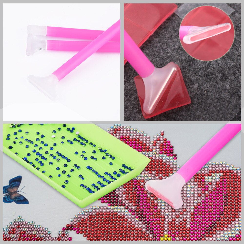 Pegamento para pintura de diamantes, arcilla, barro, pasta de diamantes de imitación, herramienta de bordado, accesorios de mosaico, manualidades, 100/50/5 piezas