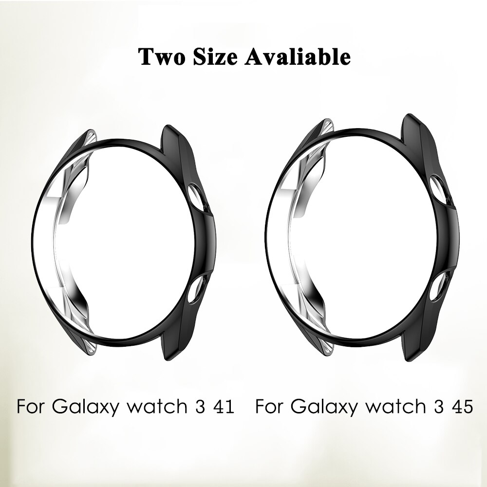 Schutz Abdeckung Fall Für Samsung Galaxy Uhr 3 41/45mm Protector Bumper Für Galaxy Watch3 Shell Fall Smart uhr Zubehör