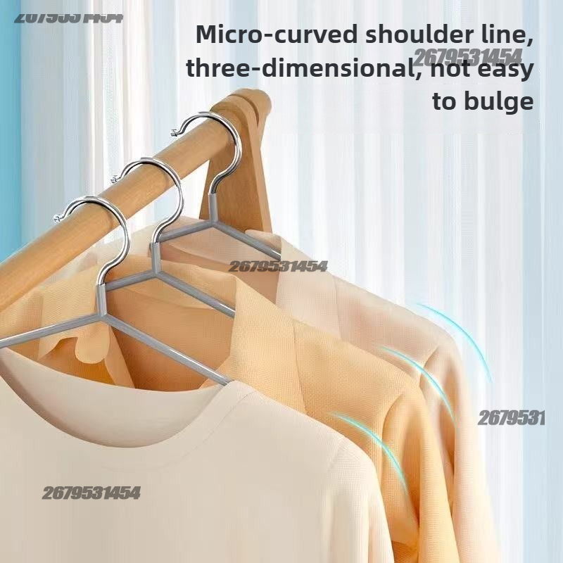 10 Stück rutschfeste KleiderbüGel-Garderobe, nicht abfärbende Kleidung für Höhle Heimgebrauch, rutschfeste Trocknung, Metall, dicke Aufbewahrung, Schlafzimmer, Kleiderschränke
