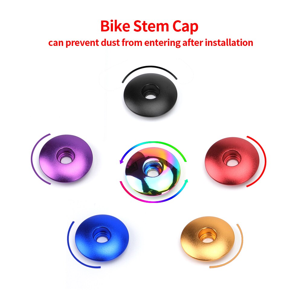 Mtb Fiets Stuurpen Top Cap Headset Spacers Kit Aluminium Vork Ring Spacer 28.6Mm 2Mm 5Mm 10Mm fiets Headset Deksel