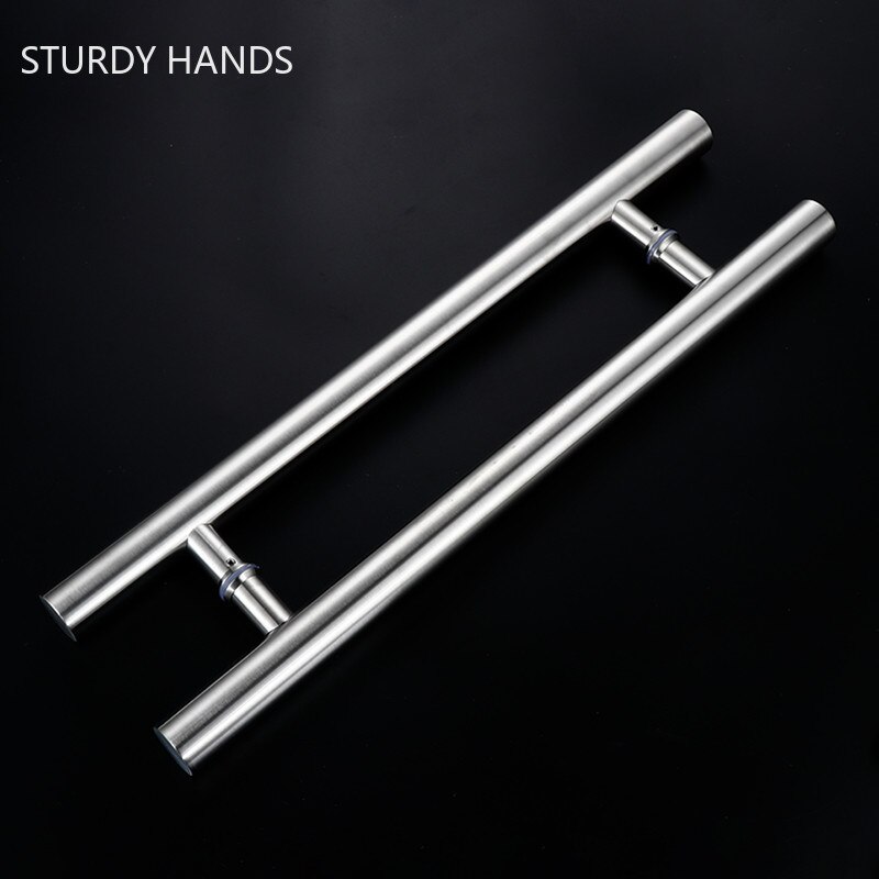 Dikke Glazen Deur Handvat Roestvrij Stalen Handgreep Badkamer Schuifdeur Knoppen En Trekt Deurgrepen Voor Binnendeuren Hardware