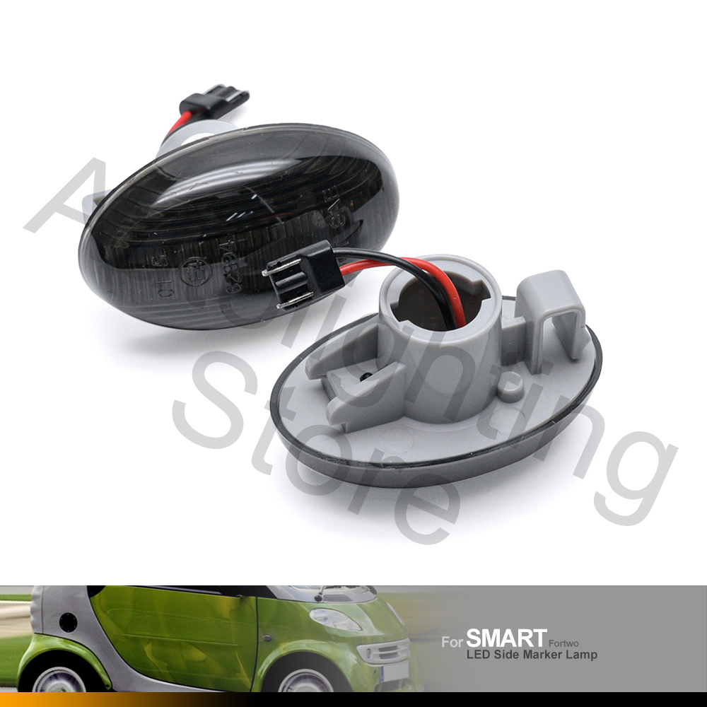 Para smart roadster coupe w452 conversível fortwo cabrio w450 benz w168 w639 w447 dinâmico led marcador lateral luz de sinal volta