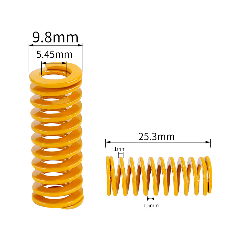 4 pièces Ender 3 Pro ressorts mise à niveau, ressorts de lit d'imprimante 3D, ressorts de nivellement de lit Ender 3 compatibles pour Ender série 3/5/S1/3 V2