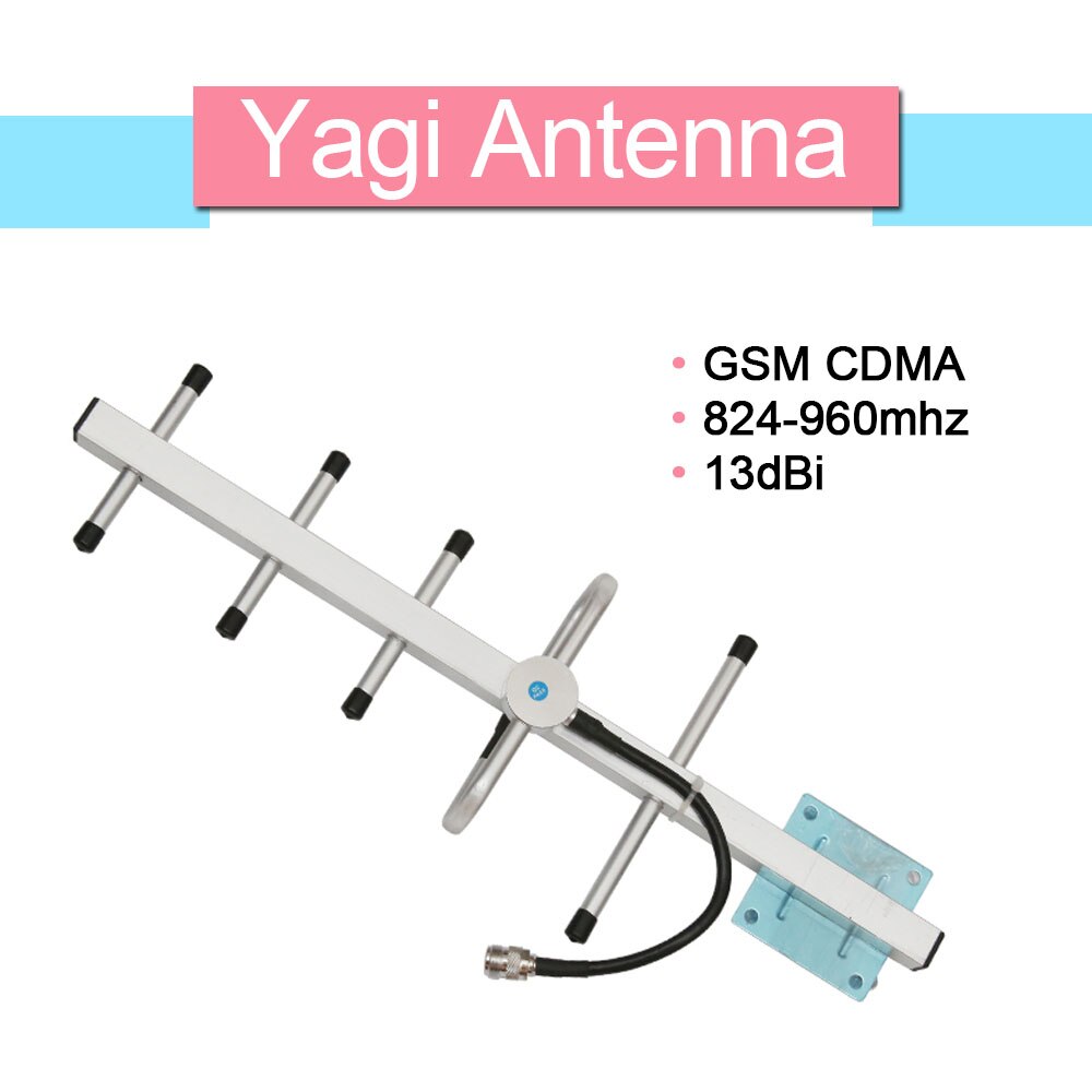 Antena externa 8dbi yagi, antena gsm 900 cdma 850 3g umts 850mhz 824-960mhz, antena externa para intensificador de sinal