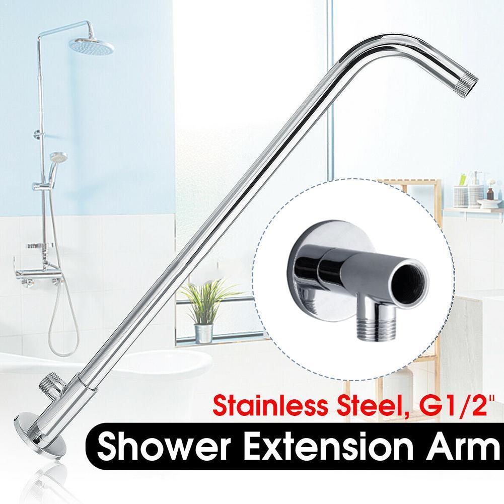 Shower Extension Arm Bathroom Copper Base Strong Wall Accessory head Bathroom Adjustable Mount Holder Shower Bracket Hand G6Q7