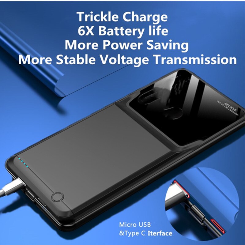 10000Mah Uitgebreid Telefoon Batterij Power Case Voor Samsung Galaxy Note 9 Power Bank Case Voor Samsung Note 9 Batterij power Charger