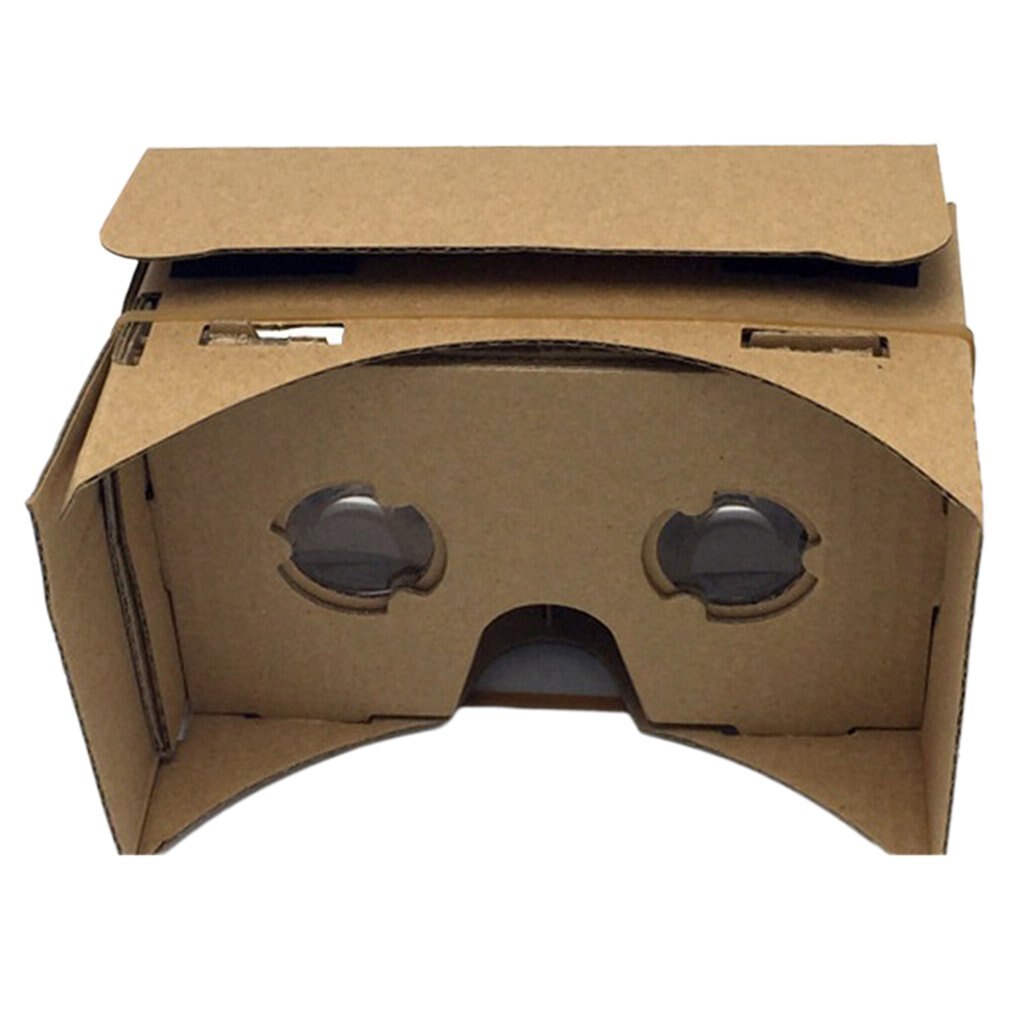 Diy 3d virtual reality-brillen van hardboard voor google cardboard 3d virtual reality-brillen voor smartphone, meeslepende stereo