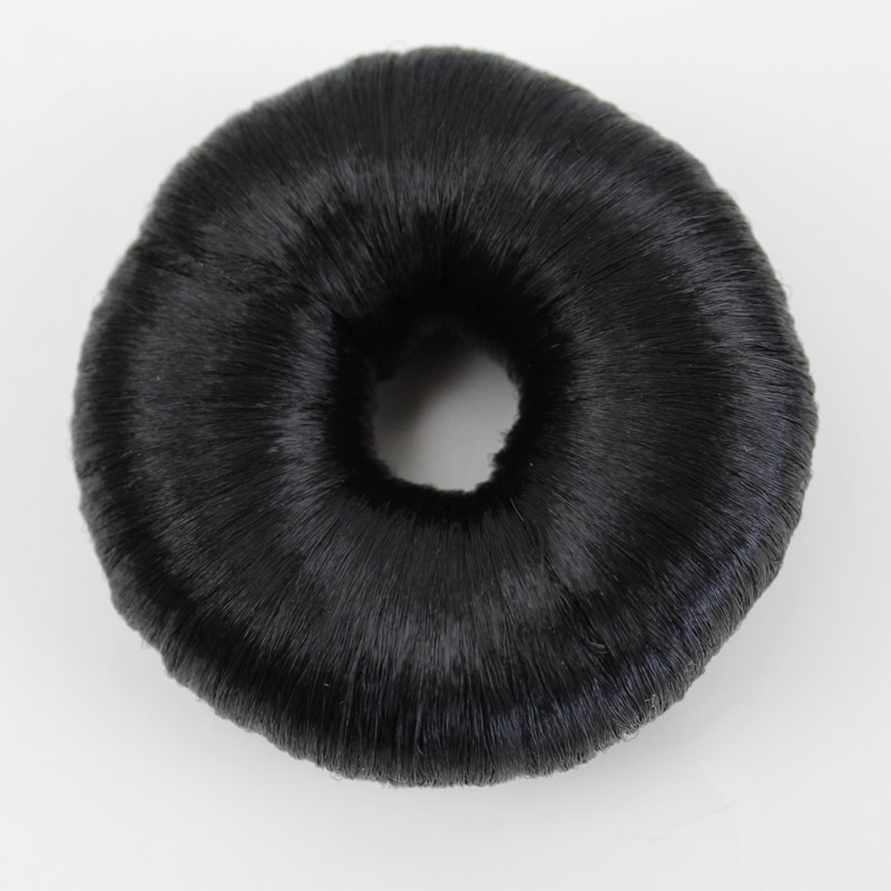 JOY & BEAUTY moño de rosquilla para mujeres calientes, moño de fibra sintética, anillo de Donuts, peluca de extensión de cabello rubio, 4 colores