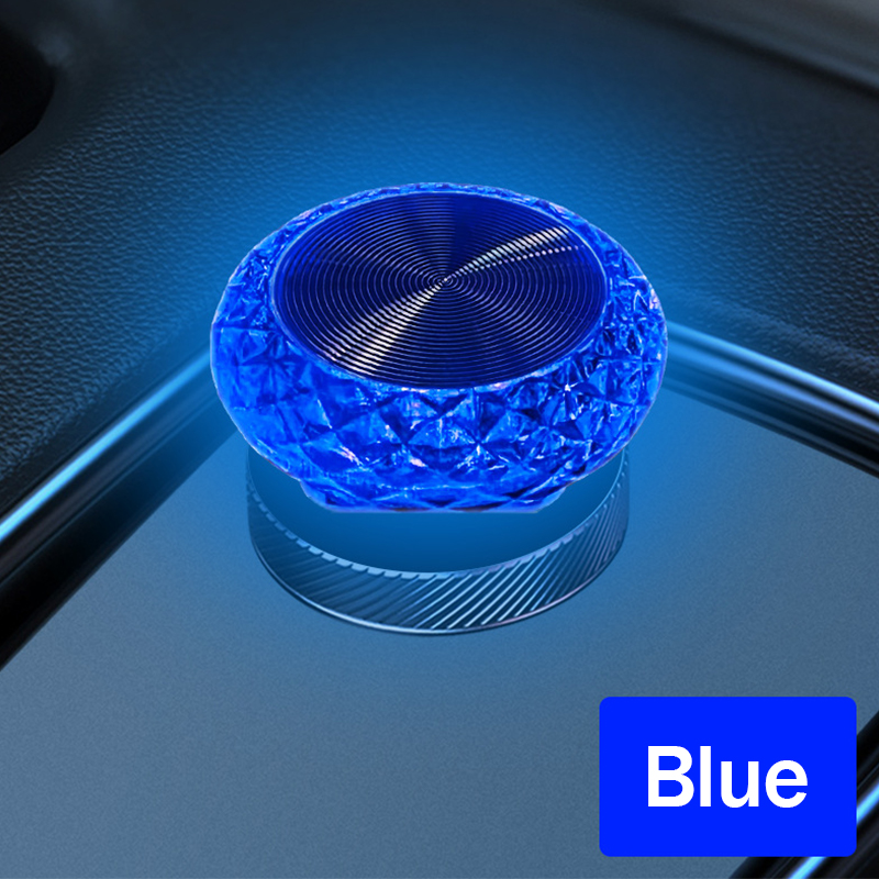 Car USB Ambient Light Mini LED Decorative Atmosphere Lamps for Auto Interior Environment Light Computer Portable Light Plug Play: DEEP BLUE