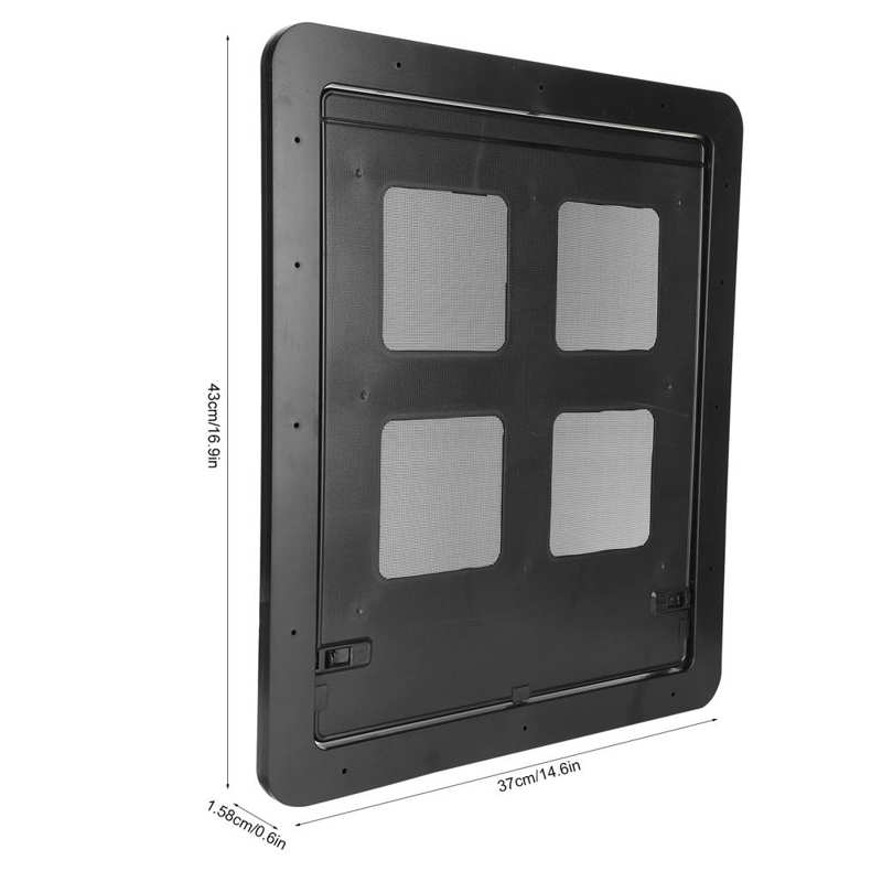 The Safe Guard Pet Dog Safety Enclosure Pet Small Dog Cat Screen Door Sliding Screen with Magnetic Flap Supply Simple