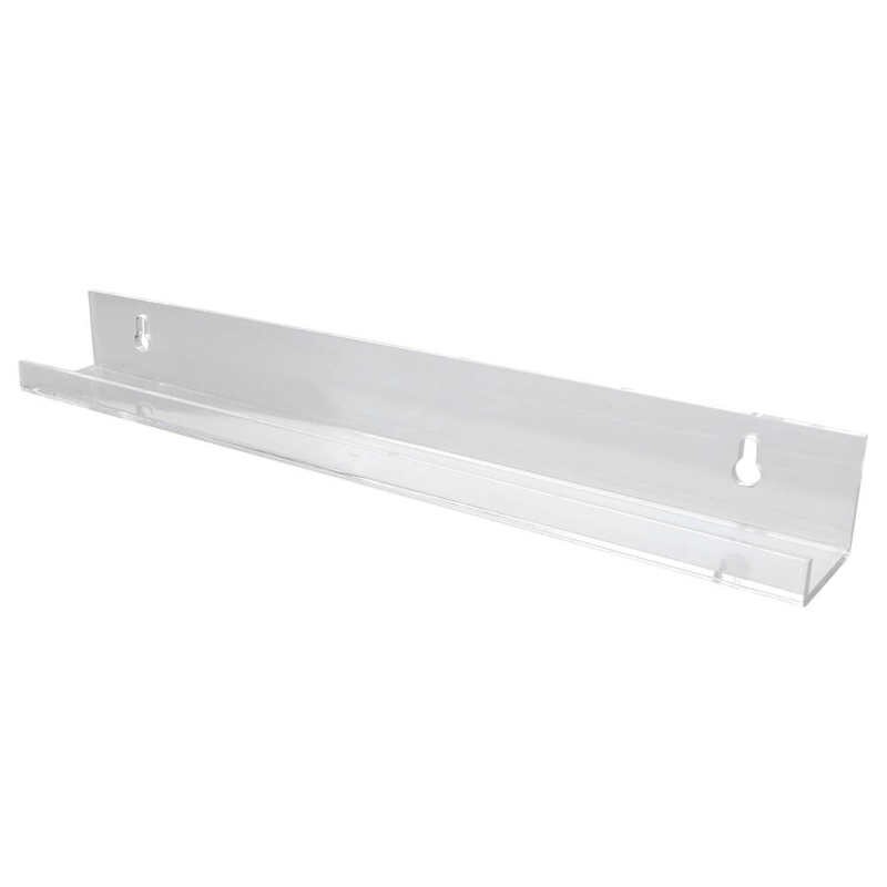 Transparent Nail Polish Display Shelf Acrylic Nail Polish Rack Multi Purpose Wall Mounted Space Saving for Nail Salon Home